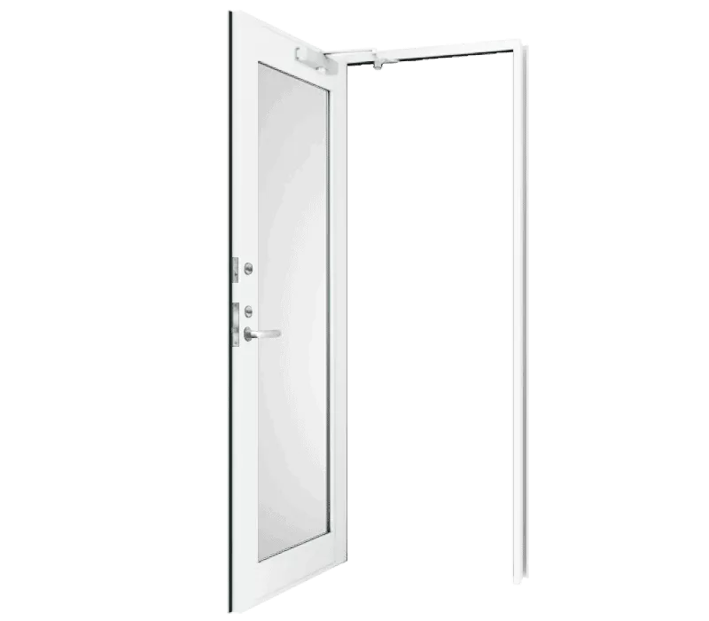 ประตูอลูมิเนียม บานเปิดเข้า แบบเดี่ยว